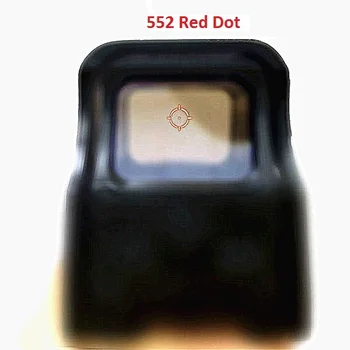 

High Quality red and green dot sight552_X Holographic sights Red Dot Scope Reflex Collimator Sight AA Batteries For Airsoft