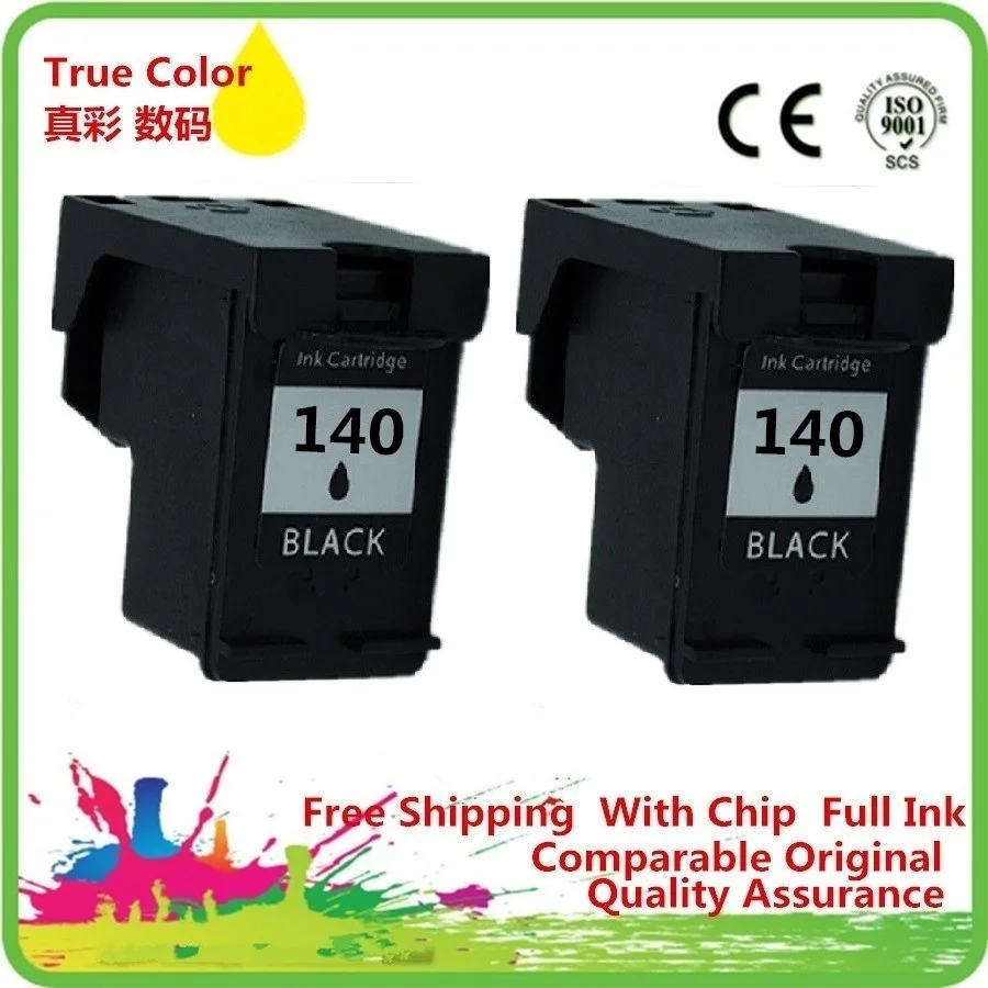 Черные чернила картридж для принтера тонер 140 XL HP140 HP140XL 140XL CB336HE Photosmart C4283 C4483 C4583 C5283