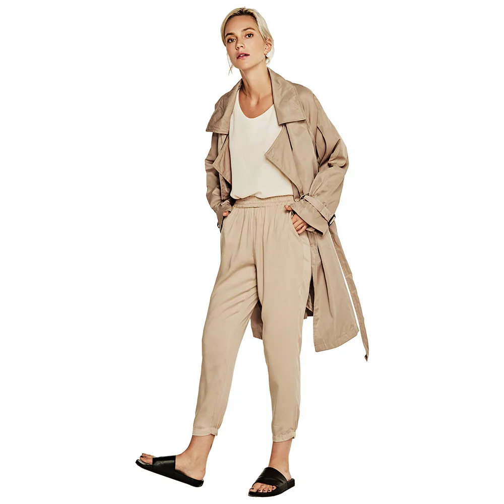 Vers Solide Boutonnage Manches Manteau Casual Double Outwear Bas Classique À Green Tournent Kenancy light Ceinturé Le Femmes Khaki Black vent Trench Pleine Boutons army Coupe xX0n7pTfF