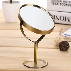 4 вида стилей новый двухсторонний Парикмахерское зеркало стол макияж зеркало 1:2 увеличительное функция стекло косметический зеркала