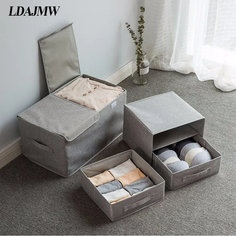 

Multi-layer Fabric Storage Box Drawer Type Clothing Storage Box Student Dormitory Underwear Organizer