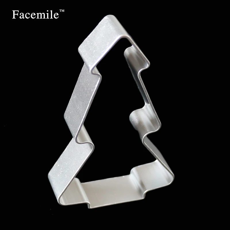 

Facemile Christmas Tree Shaped Aluminium Gift Buscuit Tools Cookie Cake Gift Jelly Pastry Baking Cutter Mould Tool 20-14