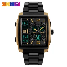 SKMEI Топ люксовый бренд мужские спортивные часы водонепроницаемый электронный светодиодный цифровой наручные часы для мужчин мужские часы Relogio Masculino