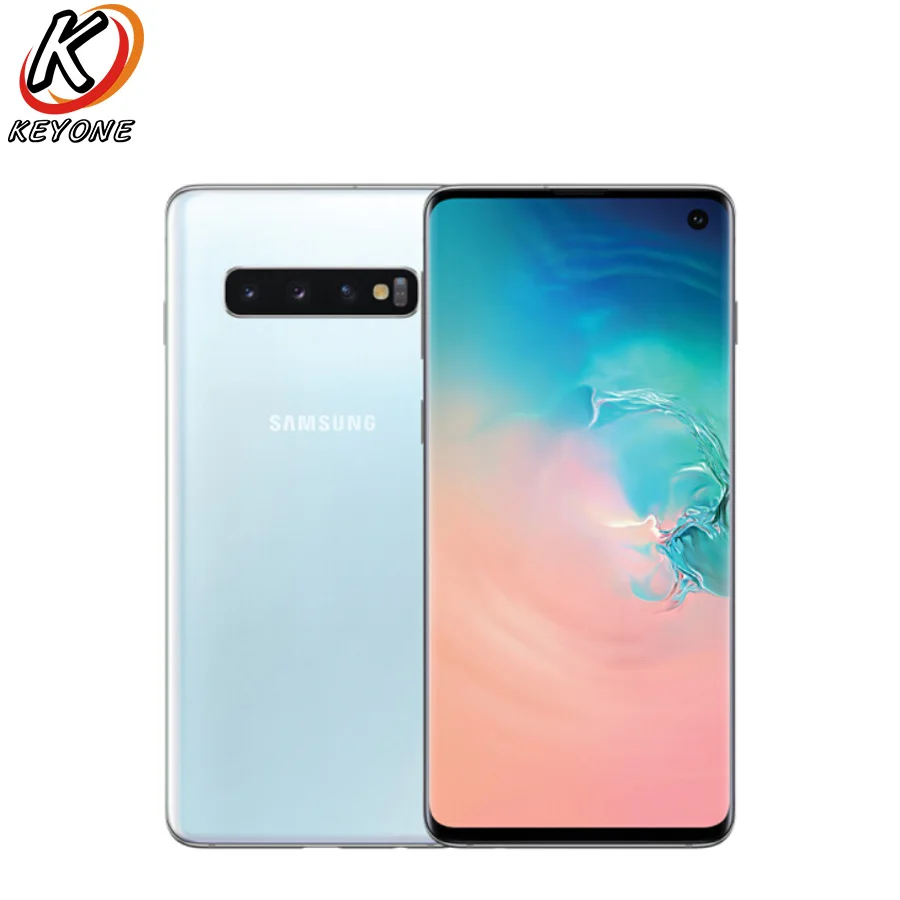 Телефон Samsung Galaxy S10 G9730 6 1 дюймовый экран 8 ГБ ОЗУ 128 ПЗУ Snapdragon 855 водо и пылезащита IP68