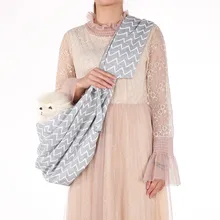 Transer Packages For Dog Small Pet Cat Carrier Shoulder Sling Wave Pattern Adjustable Shoulder Bags Breathable Bag 19June18 P30