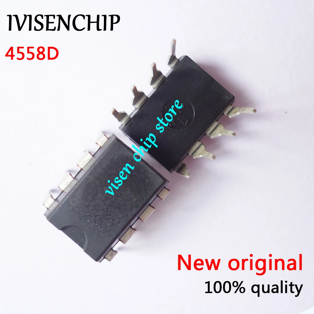 10 100 шт. 4558D RC4558P rc4558d RC4558 DIP 8|Интегральные схемы| |