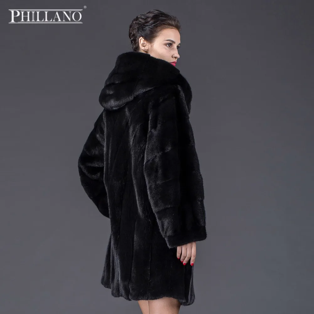 ПРОДАЖА 2016 PHILLANO Премиум Шубы Из Натурального Меха Норки. Женщин норки одежды из