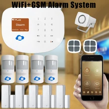 Etiger WIFI/GSM Antirrobo Interder/Sistema de Alarma para la Seguridad Casera Android/IOS APP Para El Hogar Oficina de Fábrica