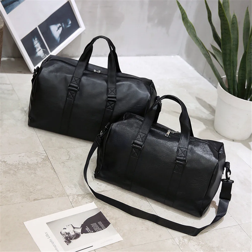 Новая мода Для мужчин wo Для мужчин сумки Высокое качество из мягкой искусственной кожи дорожные сумки большой Ёмкость Чемодан Путешествия