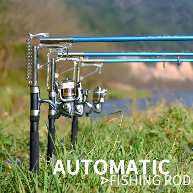 Automatic Fishing Rod Fish Pole 63cm 2.1m 2.4m 2.7m Sea River Lake