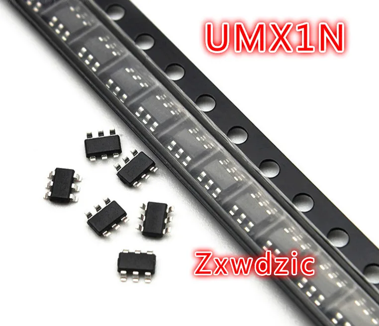 50 Pz Umx1N Sot-363 Umx1Ntn Sot363 Mark: X1 Smd Triodo