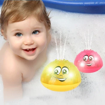 

Toys Kids Gifts Funny Infant Bath Toys Baby Electric Induction Sprinkler Ball With Light Music Children Water Play Ball Bathing