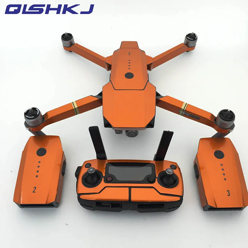 1set Fluorescence Remote Control Body Arm Full Set sticker Waterproof Cool Sticker for DJI Mavic Pro/platinum Drone Accessories
