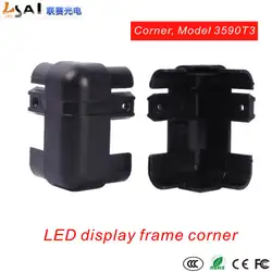 Quadro de plástico com ângulo p10/p8/p6/p5/p4/p2.5/p2, 4 unidades, conjunto, acessórios para display de led