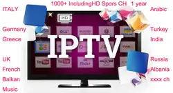 Iptv подписка 1 год для smart android 8,1 tv box 7,0 tv box 1000 + hd для мира евро арабский Турция Германия Великобритания Россия Польша