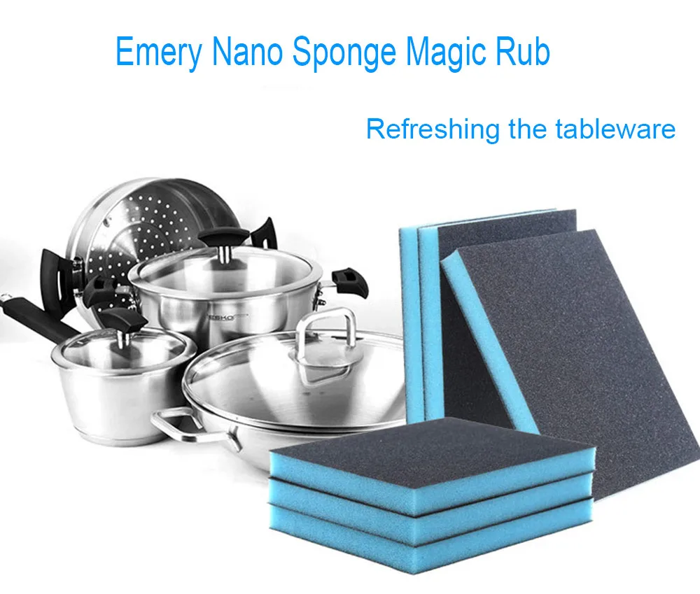 1 шт. губка для кухни нано-наждак, волшебная губка, чистящая кастрюля, кроме ржавчины, губка для кухни, инструменты для уборки ванной комнаты, Новинка
