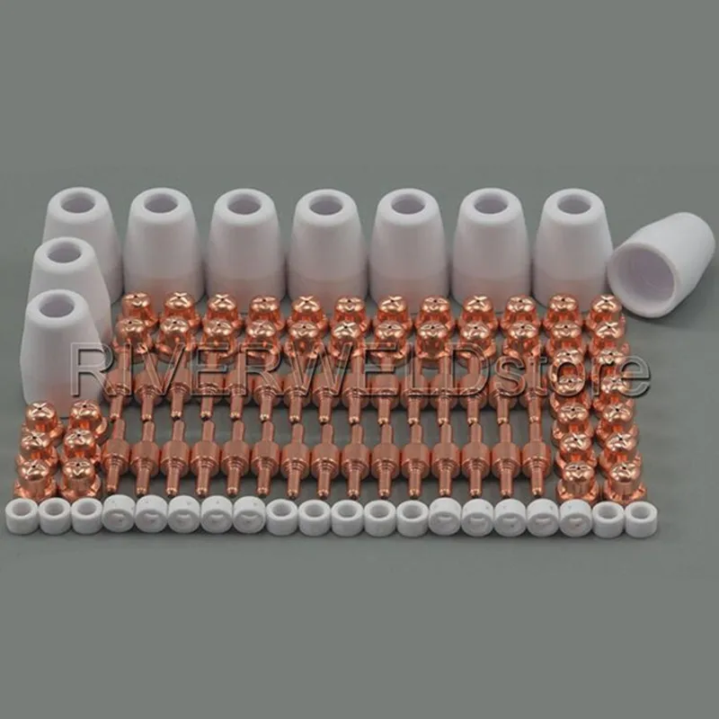 

PT-31 LG-40 Plasma Cutting Cutter Torch Consumables Accessories TIP Electrodes Fit For Cut-40D Cut-50D,100pcs