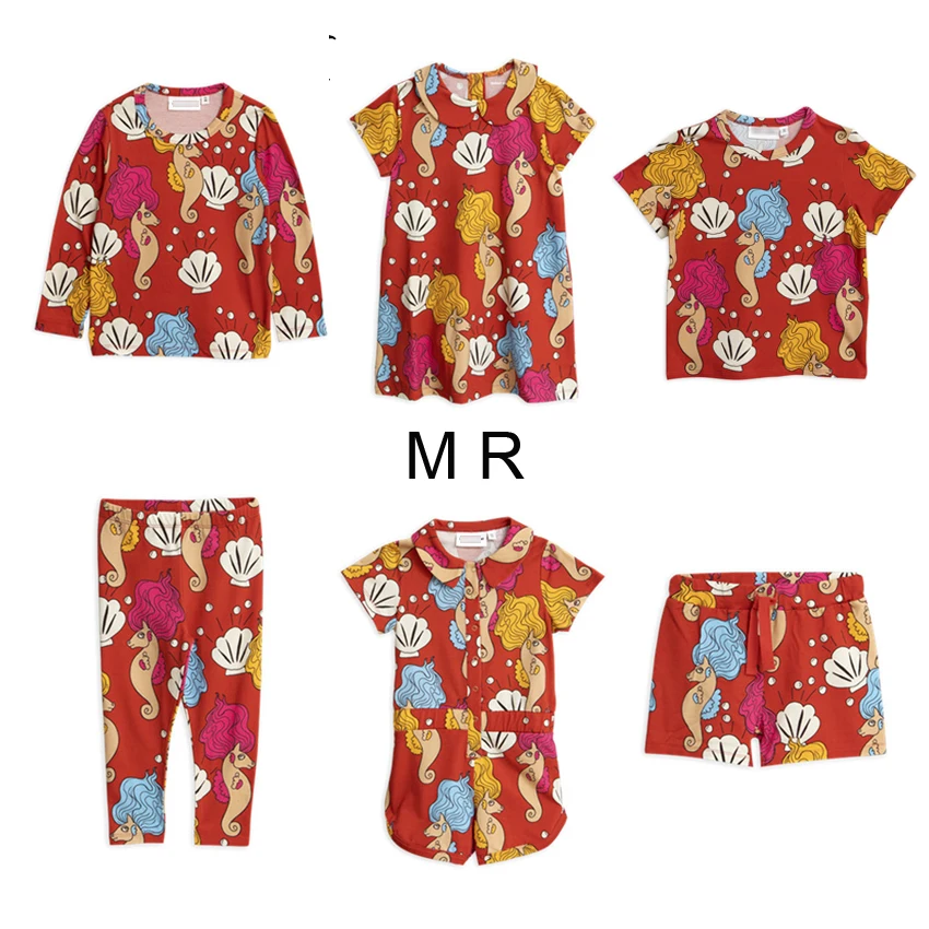 

MR 2019 Summer Toddler Girl Clothes Seahorse Modis Swimming Baby Boys Clothes Boutique Kids Clothing kids Choses Kids Beach Sets