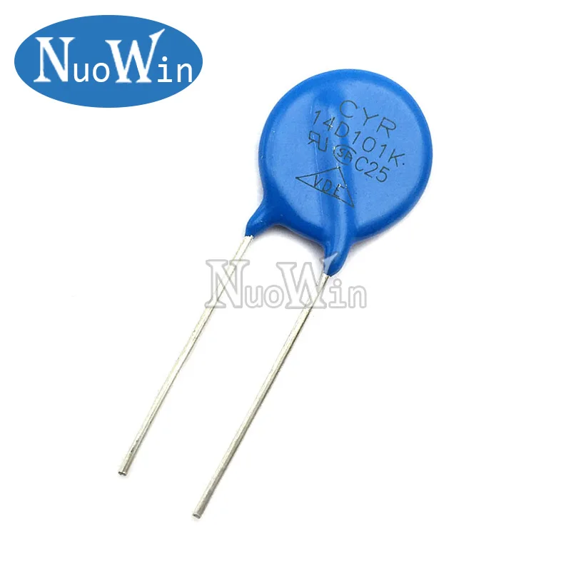 

10pcs varistor 14D101K 100V piezoresistor 14D101
