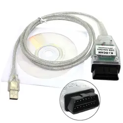 INPA K + CAN K + D USB интерфейс для BMW OBD CAN Reader диагностический сканер коммутируемый INPA DIS SSS NCS кодирование авто код сканер