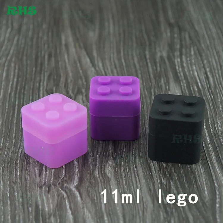 Одобрено FDA силиконовые контейнеры для хранения lego 11 мл 30*30*30 мм контейнер