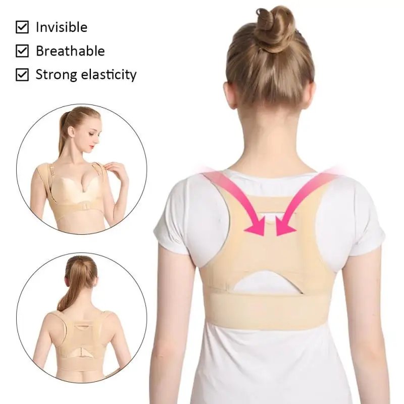 

Adjustable Back Posture Corrector Corset Back Spine Support Brace Belt Shoulder Lumbar Correction Bandage Orthosis For Women U2