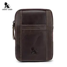 Мужские поясные сумки из натуральной кожи, мужские поясные сумки для путешествий, поясные петли, хип-бум, сумка для мобильного телефона, переносной Кошелек для монет, поясная сумка