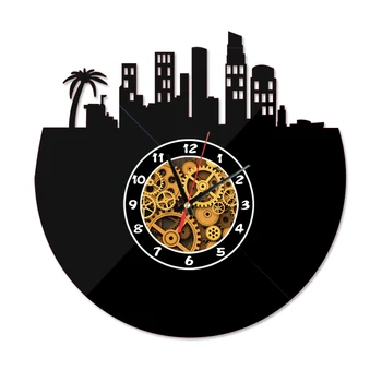 

top fashion real quartz wall clocks acrylic watch fashion europe horloge digital clock Home Decoration For Living