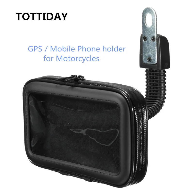 TOTTIDAY Motorcycles Mobile Phone Holder Stand Anti-Rain Waterproof Cover Shockproof Case GPS Smartphones Bag | Мобильные телефоны