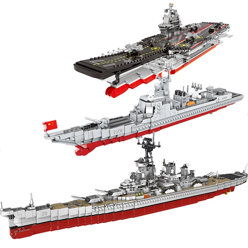 XINGBAO 06020/28/30 Новый военный серии самолет корабль набор линкоров конструкторных