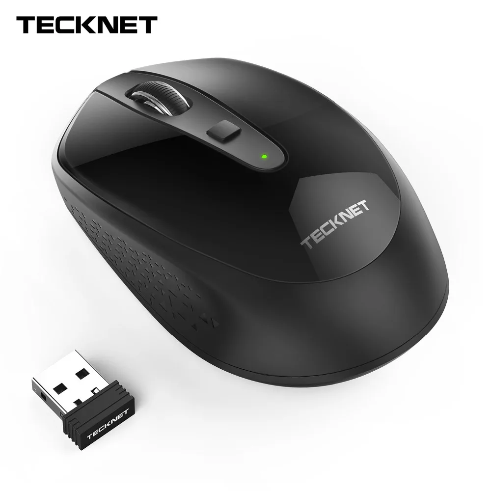 

TeckNet Omni Mini 2.4GHz Wireless Mouse 18 Month Battery Life 3 Adjustable DPI Levels: 2000/1500/1000DPI with USB Nano Receiver