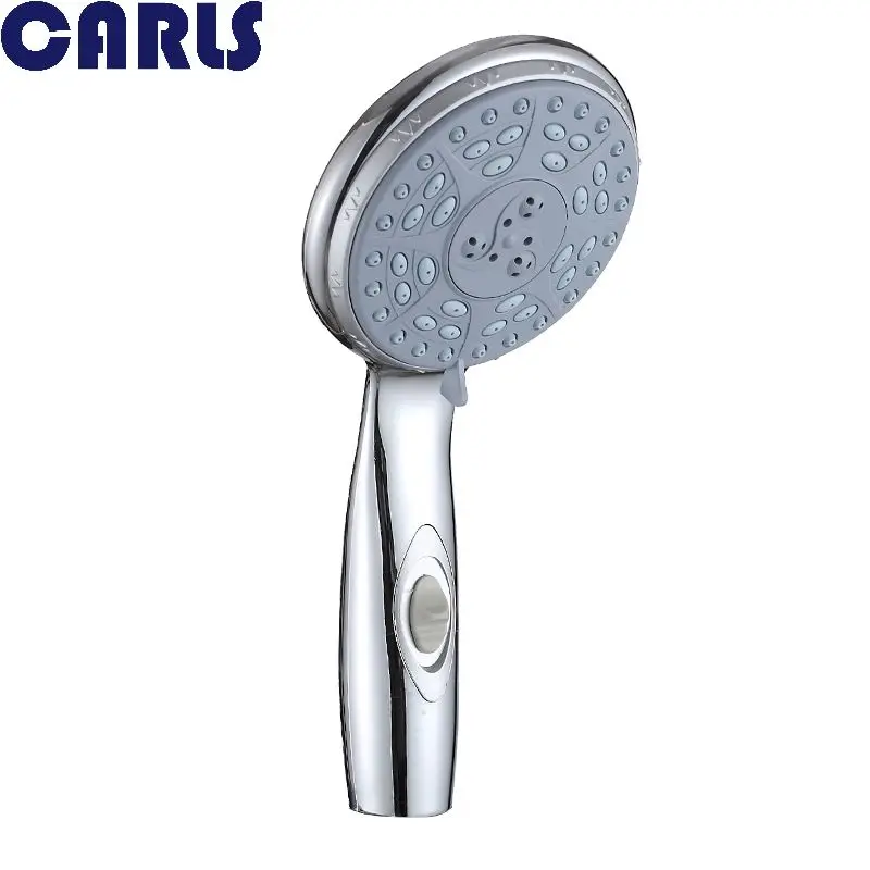 

CARLS ABS handheld Shower Head Bathroom Water Saving Shower with Switch to Open/close Chrome Plated