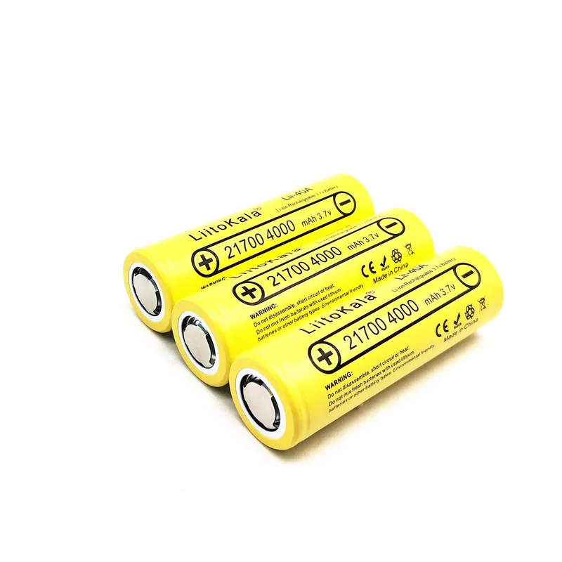 2-14 шт LiitoKala Lii-40A 21700 4000mAh 40A аккумуляторная батарея для электронной сигареты подходит для CAPO