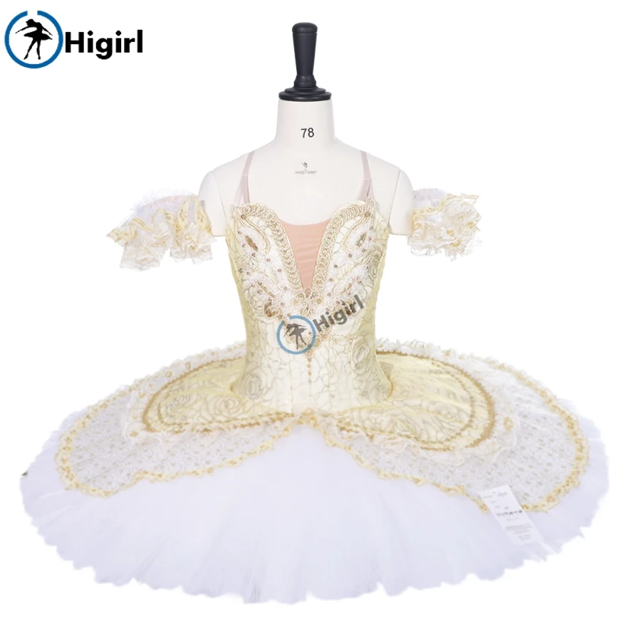 BT9143A Adult Professional Ballet Tutu Classical Ballet Yellow gold costumes BT9143A Adult Professional Ballet Tutu Classical Ballet Yellow gold costumes