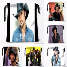Custom Tim Mcgraw Drawstring Bags Printing Travel Storage Mini Pouch Swim Hiking Toy Bag Size 18x22cm#180412-11-36