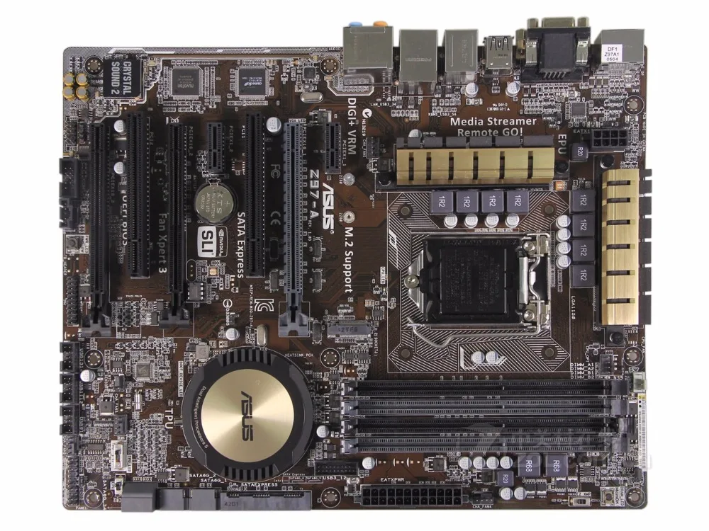 Оригинальная материнская плата для ASUS Z97 A LGA 1150 DDR3 32 ГБ процессора I3 I5 I7 десктопные