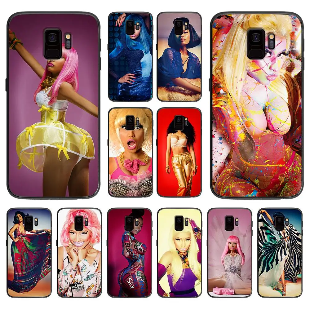 Мягкий чехол для телефона Nikki Minaj Samsung Galaxy S6 S7 S8 S9 S10e Plus Note 8 9 | Мобильные телефоны и