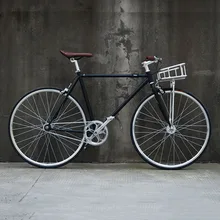 Retro road bike 700C fixed gear bike Track single speed Bike 48cm 52cm fixie bike vintage DIY frame single speed bike frame 700c 48 51 54 58 51cm fixed gear bike frame visa trx999 road bicycle frame aluminum alloy frame