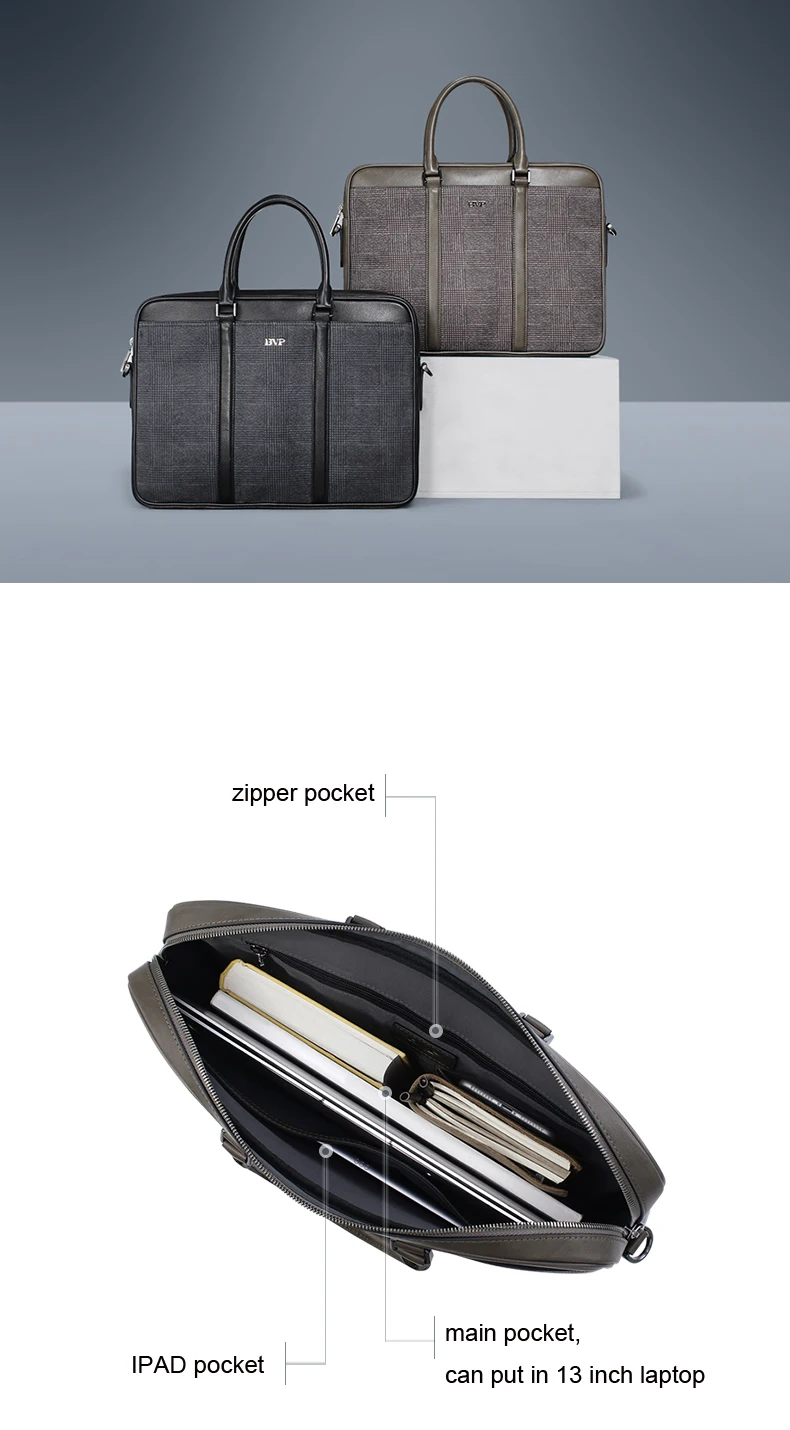 BVP, известный бренд, деловой мужской портфель, сумка из натуральной кожи, 13 дюймов, сумка для ноутбука, модная мужская Сетчатая Сумка на плечо, деловая J50