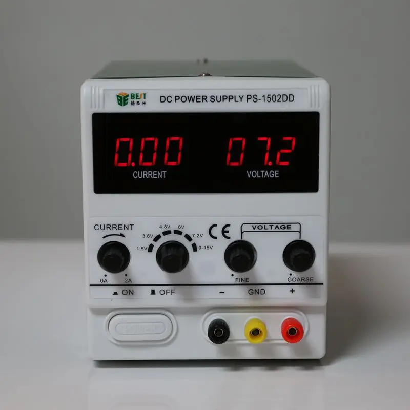 1502DD 15V 2A DC источник питания для ремонта телефона светодиодный регулятор