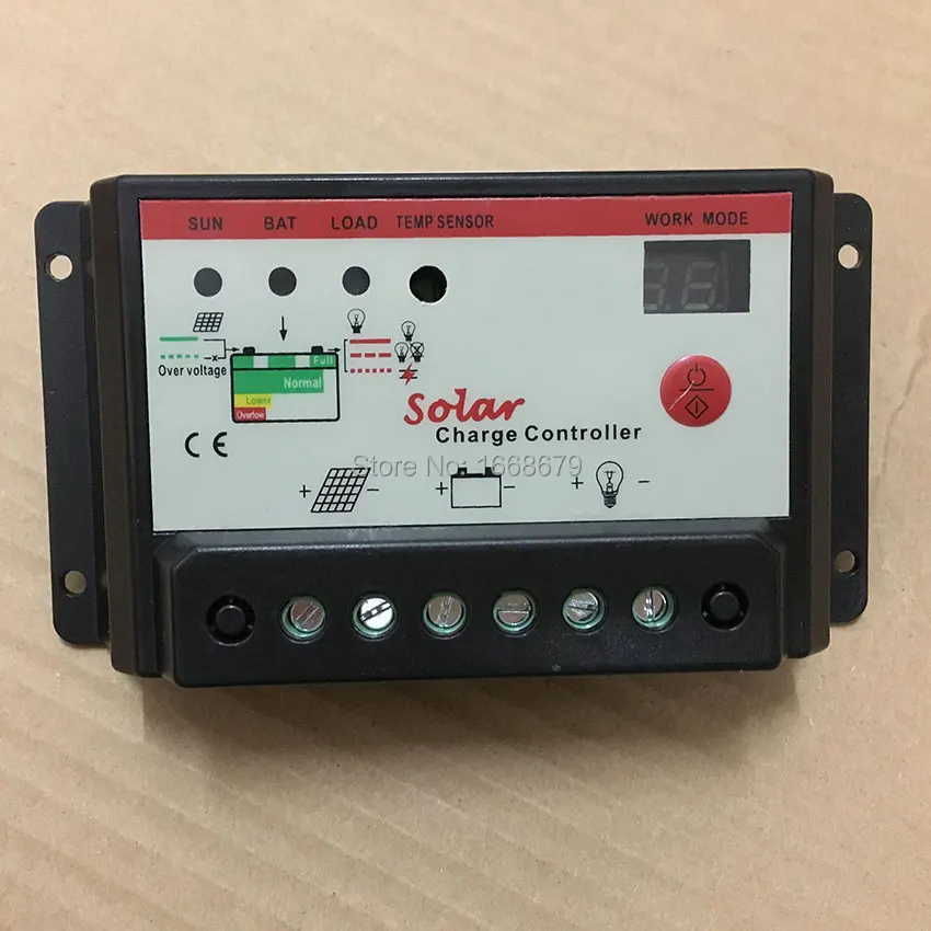 

12V/24V 10A Solar Charge Controller Battery Regulator PWM LED display