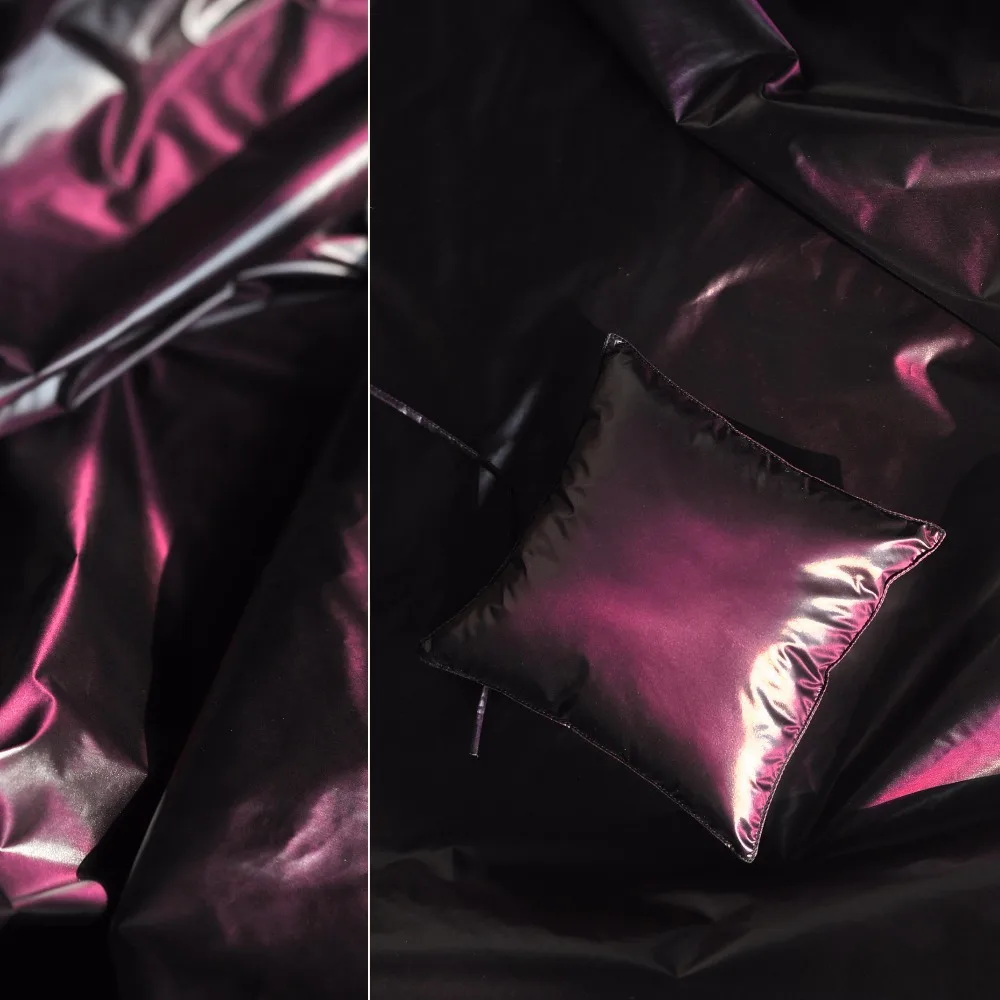 

Warm purple shading fabric down-proof