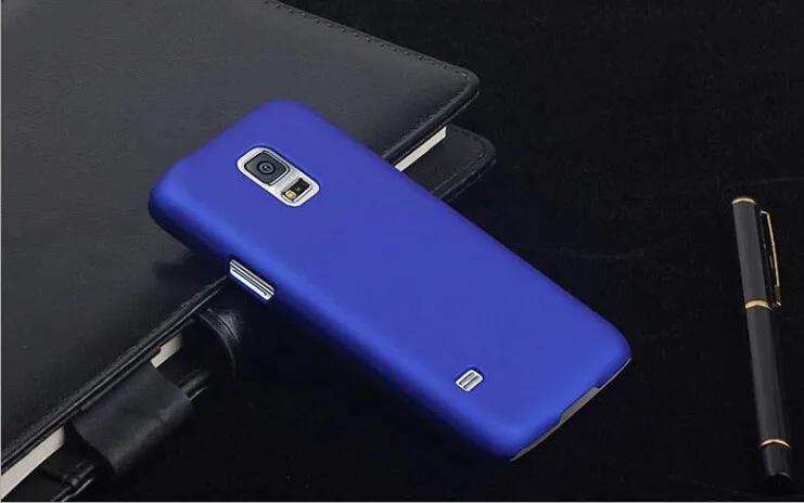 Пластиковый чехол для телефона для samsung Galaxy A3 A5 A7 чехол для телефона для samsung S7 S8 S9 S10 Plus Lite матовая задняя крышка - Цвет: Dark blue