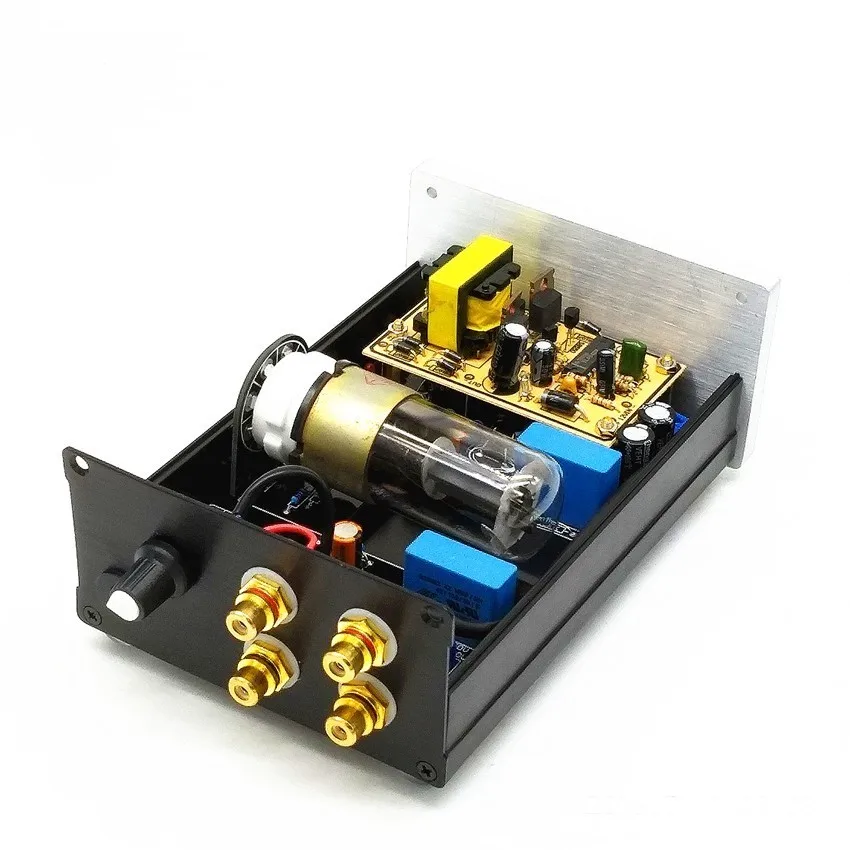TIANCOOLKEI TUBE 01 ручной работы DC12V версия 6N8P вакуумный ламповый преусилитель для аудио