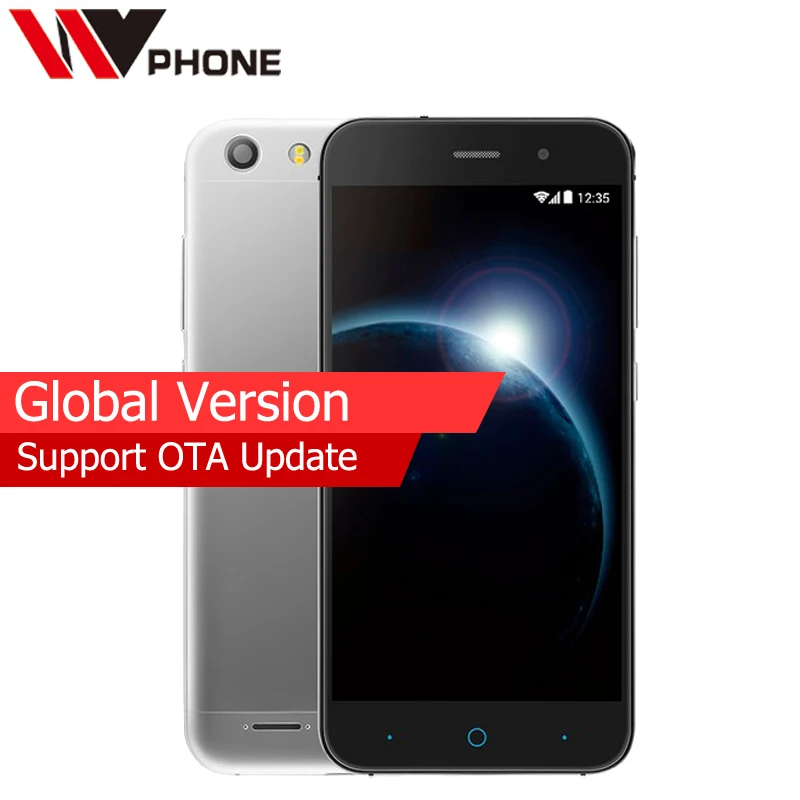 Оригинальный zte Blade V6 2G Ram 16GB rom 4G мобильный телефон MTK6735 четырехъядерный Android 5 0