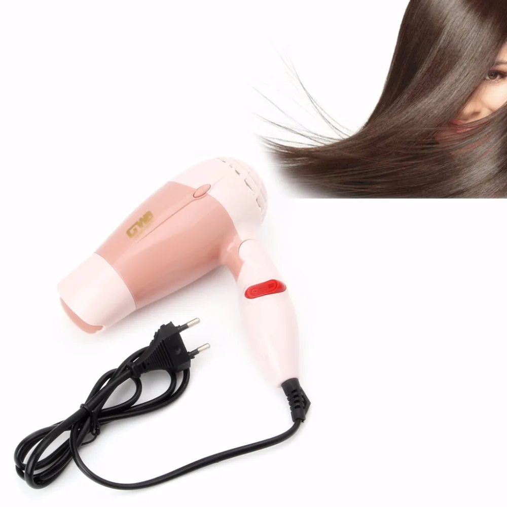 

Mini Foldable Hair Blow Dryer Low Noise Traveller Compact Blower 220V EU Plug