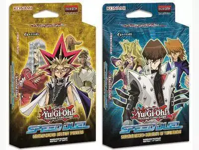 Yu Gi Oh торговые игровые карты легендарные драконы колоды английские карточки Аниме игра юджиох карты для коллекции speed Duel - Цвет: Светло-серый