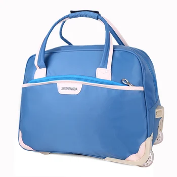 

Fashion large capacity travel trolley bag luggage bags folding portable tourism bags waterproof trolley luggage bag