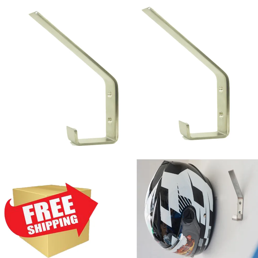 2pcs/lot Motorcycle / Hockey Helmet Hanger Hook Rack Holder Storage Mount Steel | Инструменты