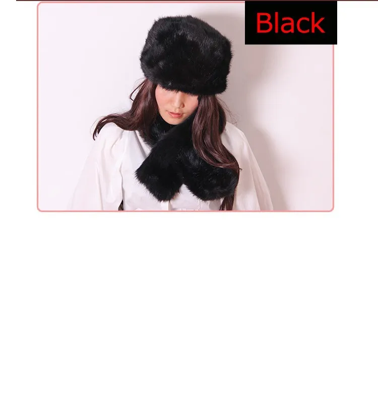 2018 Лидер продаж Для женщин теплые зимние искусственной норки Мех животных шляпа кролика Мех животных шляпа женский бесплатная доставка